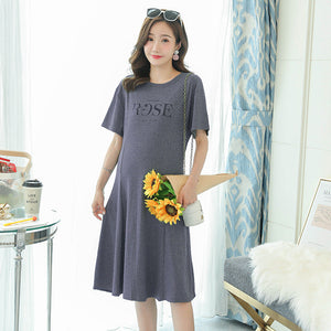 Embrace Comfort and Style with Our Maternity Short Sleeve Dress