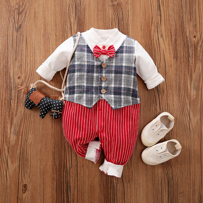 Baby Long-Sleeve Jumpsuit Spring Autumn Clothes