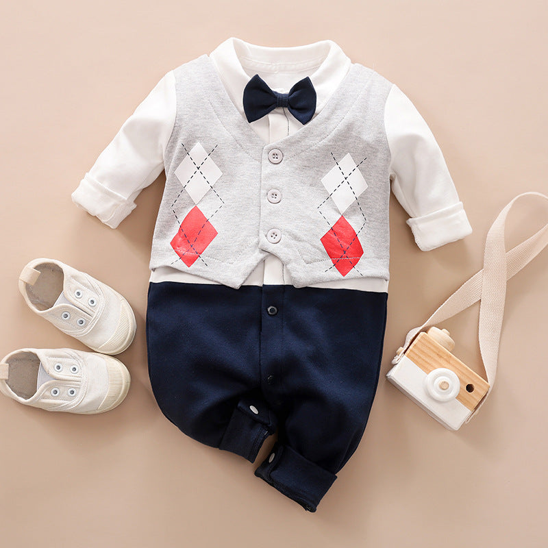 Baby Long-Sleeve Jumpsuit Spring Autumn Clothes