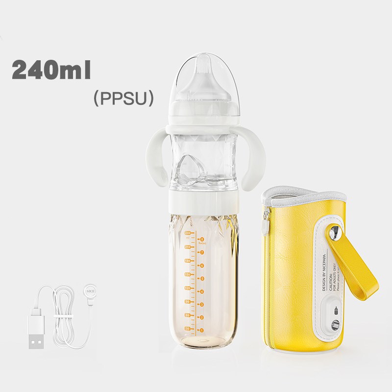 Baby USB Heated Insulated Feeding Bottle