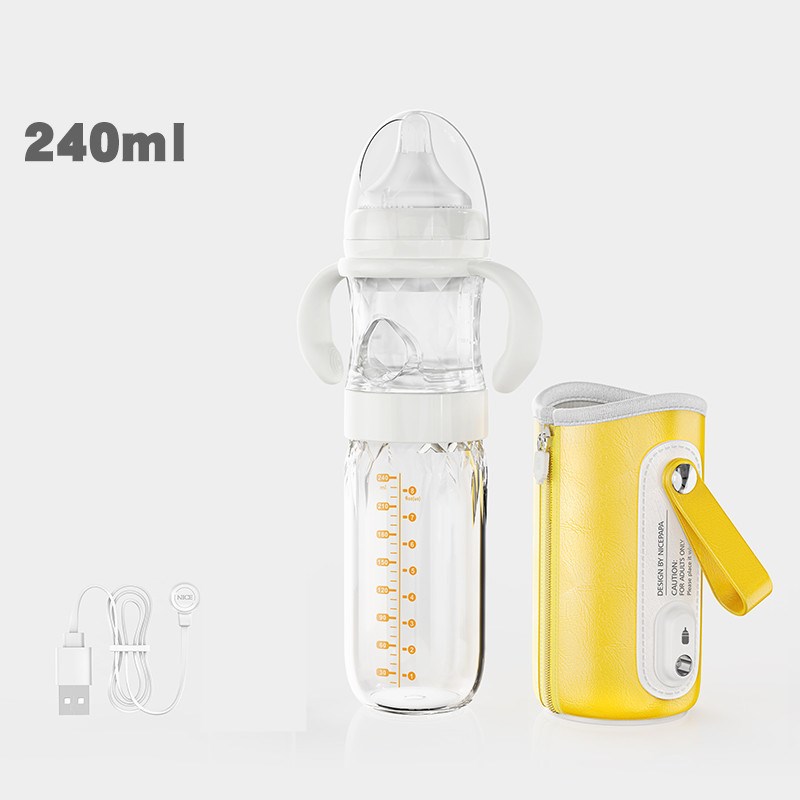 Baby USB Heated Insulated Feeding Bottle