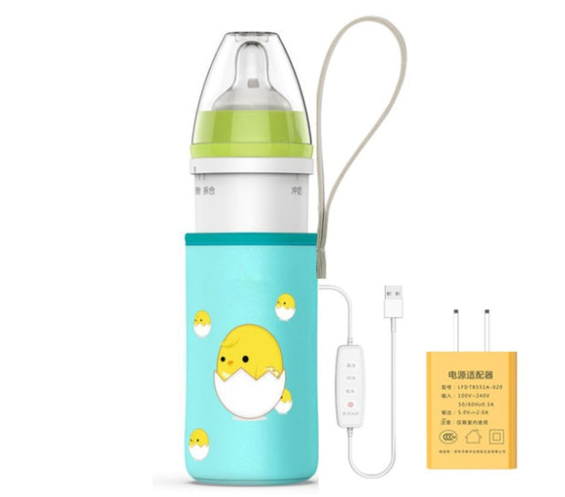 Baby PPSU Wide-Neck Insulated Feeding Bottle