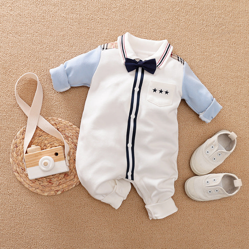 Gentleman Baby Long-Sleeve Romper