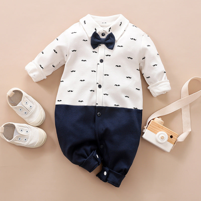 Gentleman Baby Long-Sleeve Romper