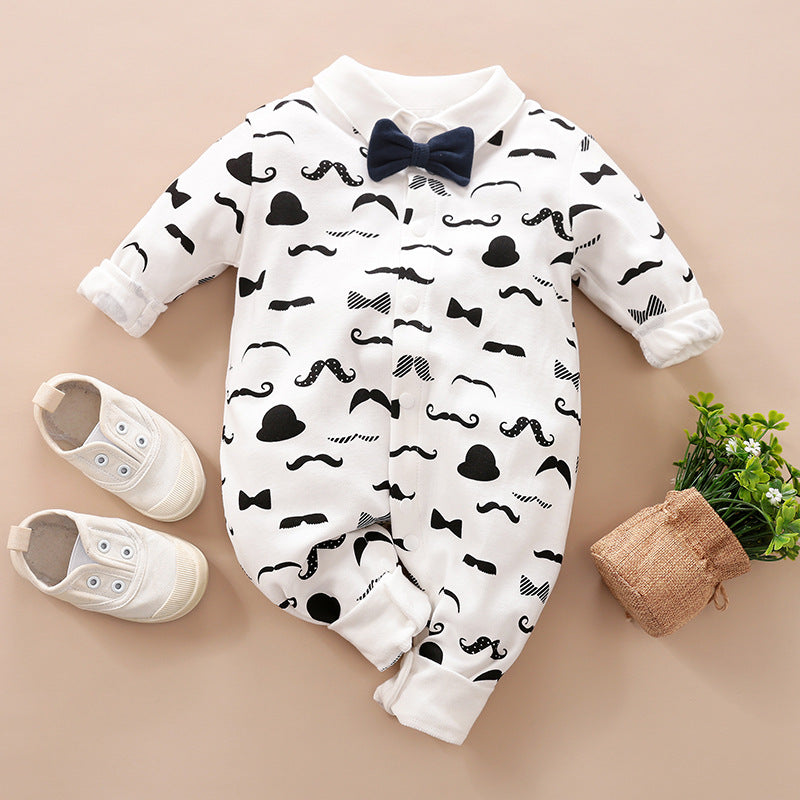 Gentleman Baby Long-Sleeve Romper