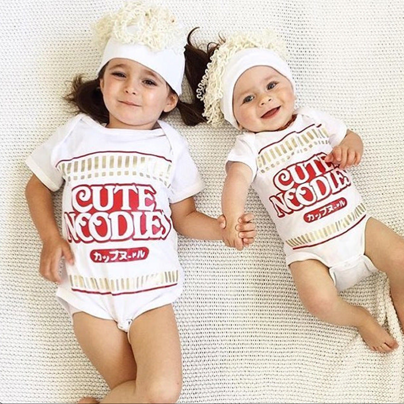 Baby Short Sleeve Cute Triangle Romper