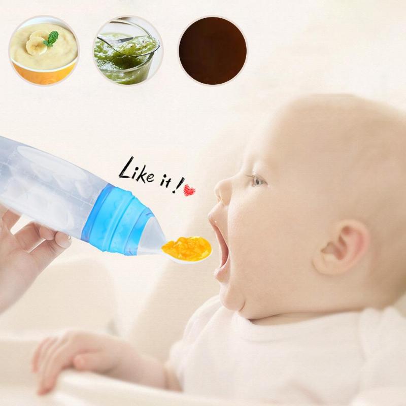 Squeeze Baby Feeding Spoon