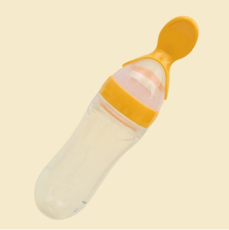 Baby Silicone Rice Paste Feeding Spoon