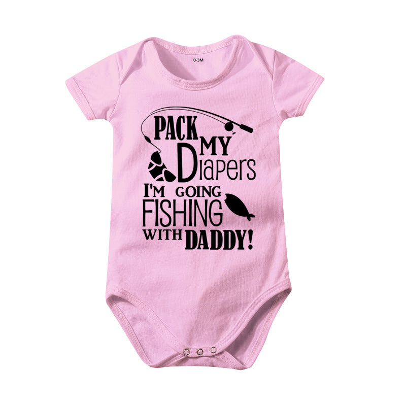 Pure Cotton Rompers Baby And Infant Baby Bodysuit Printed Jumpsuit