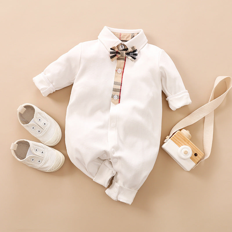 Gentleman Baby Long-Sleeve Romper