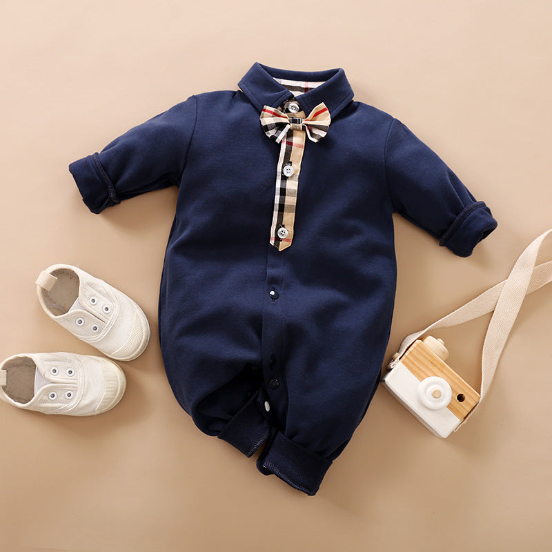 Gentleman Baby Long-Sleeve Romper