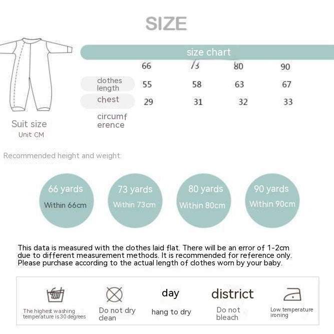 Baby One-Piece Comfortable Going-Out Romper Pajamas