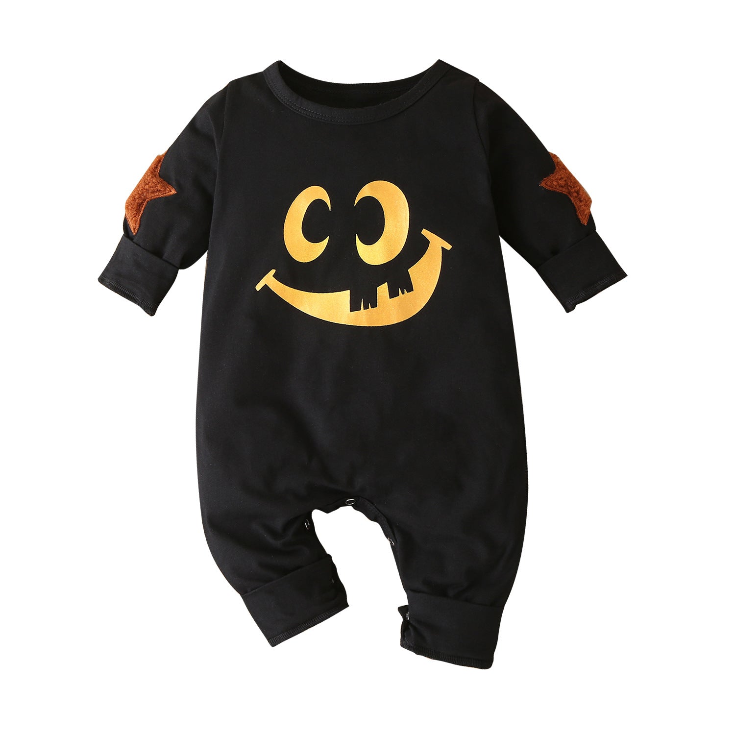 Baby Cotton Santa Patchwork Plaid Bodysuit