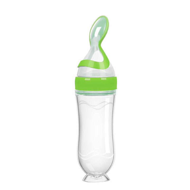 Baby Silicone Rice Paste Feeding Spoon