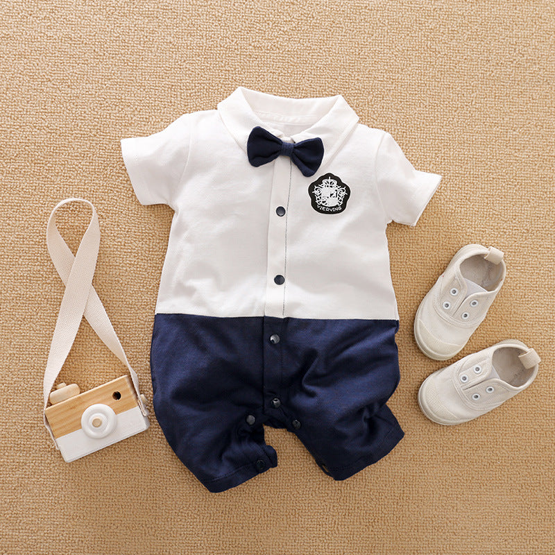 Gentleman Baby Long-Sleeve Romper