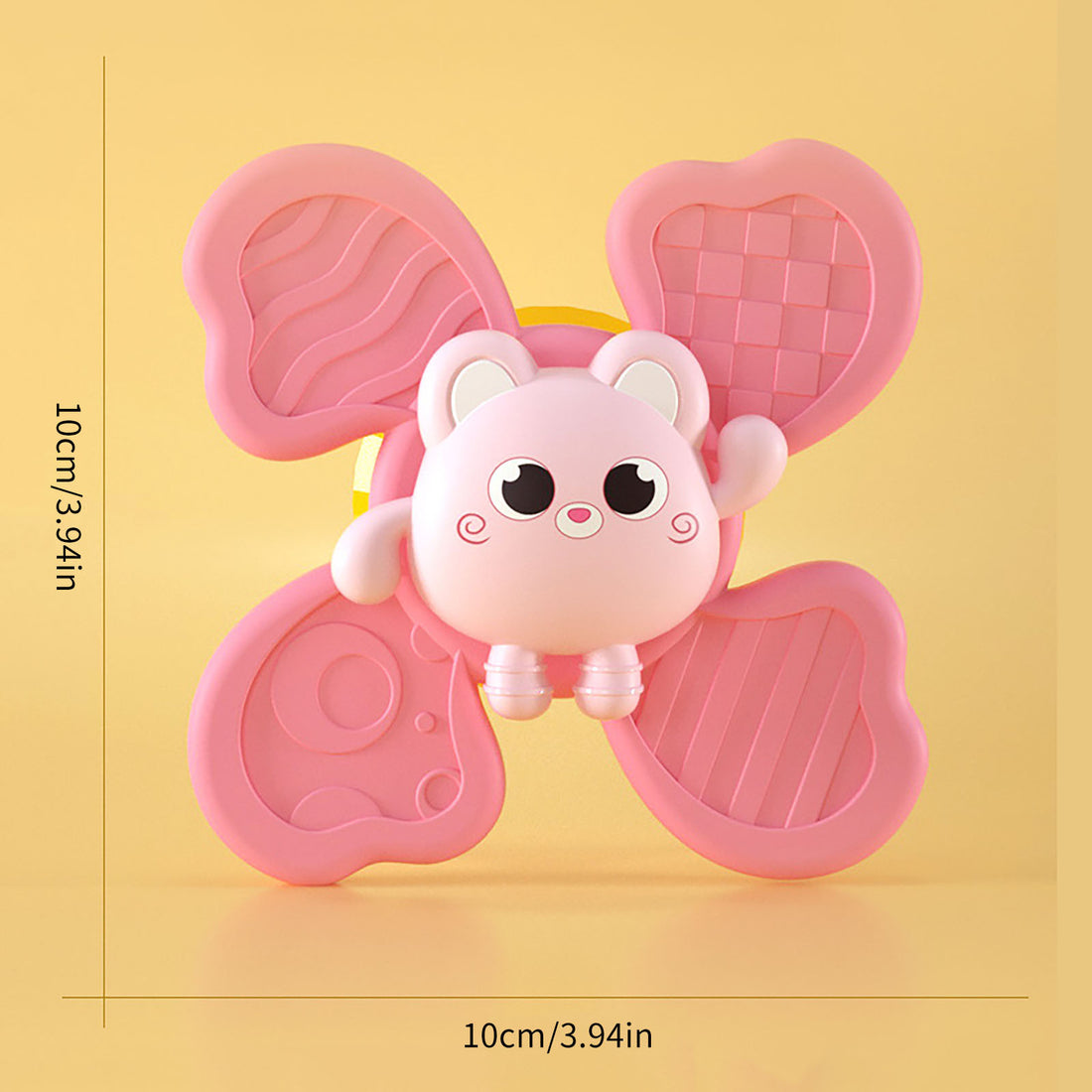 Baby Bath Animal Spinning Top Toy With Suction