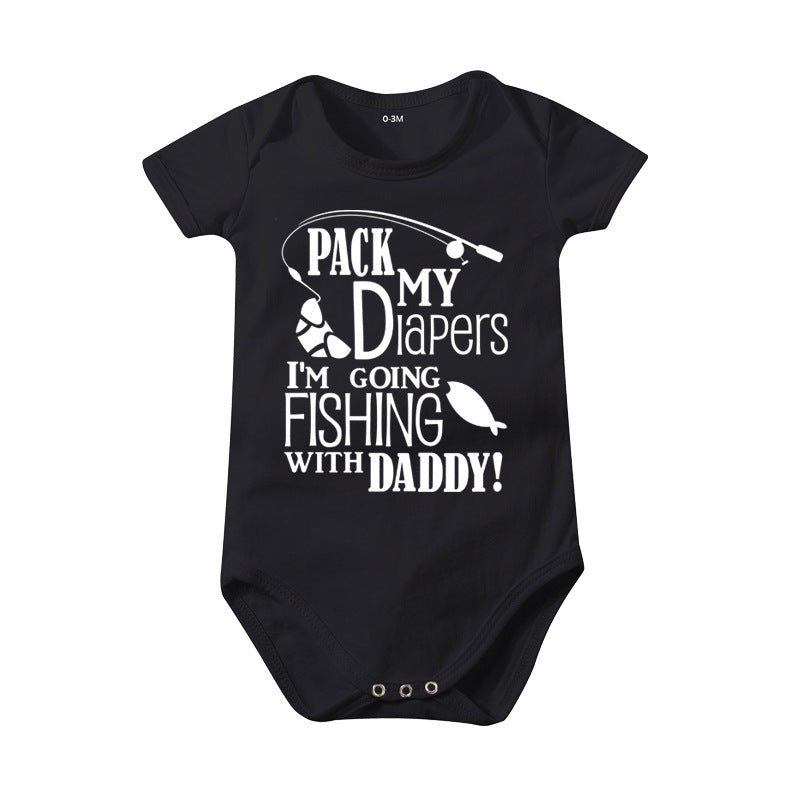 Pure Cotton Rompers Baby And Infant Baby Bodysuit Printed Jumpsuit